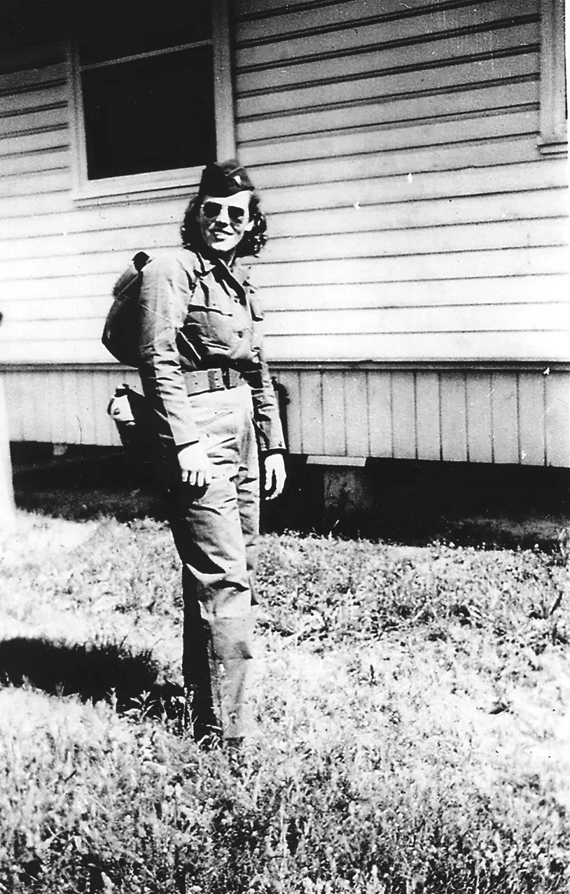 Imogene Speegle in uniform