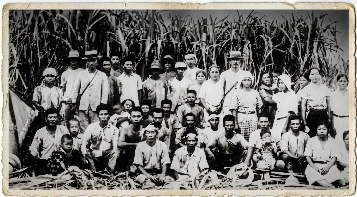 Sugarcane workers on Saipan