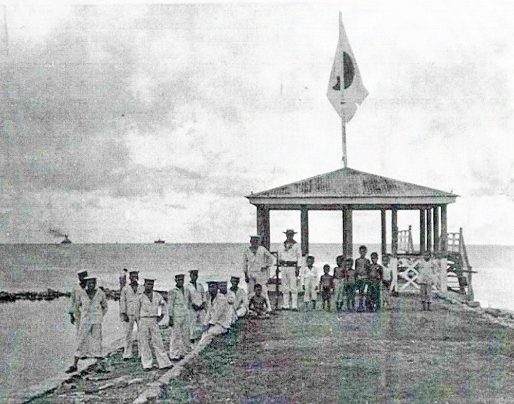 Japan naval troops occupy Saipan