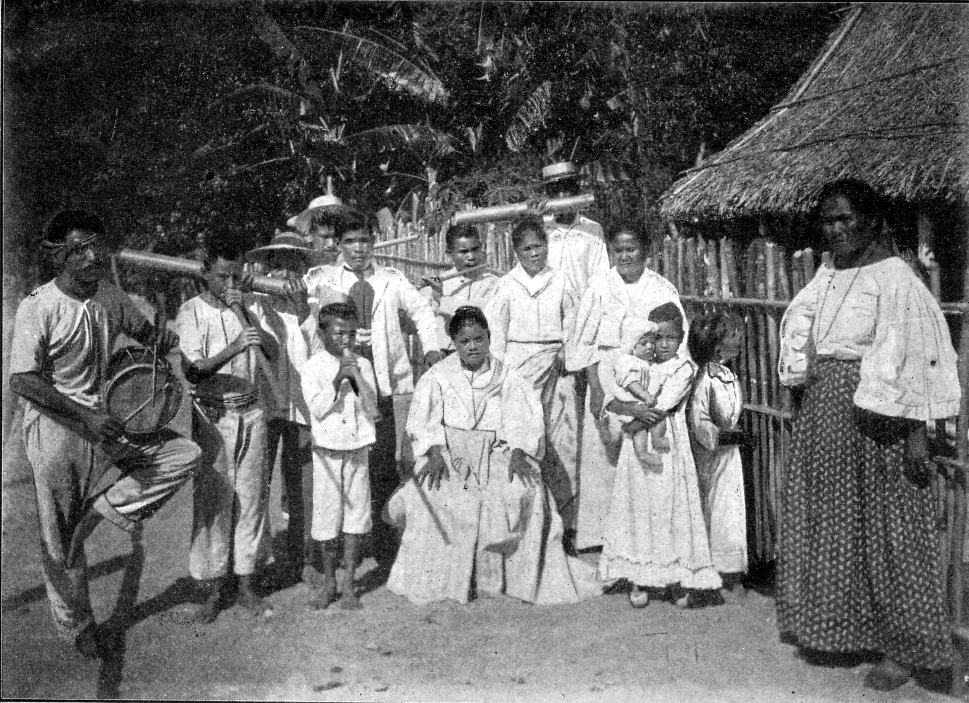 A Chamorro family on Yap